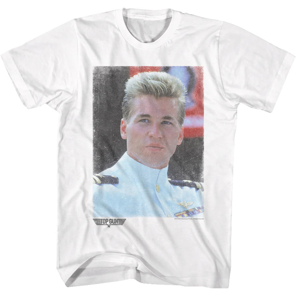 Top Gun Iceman Portrait Tshirt